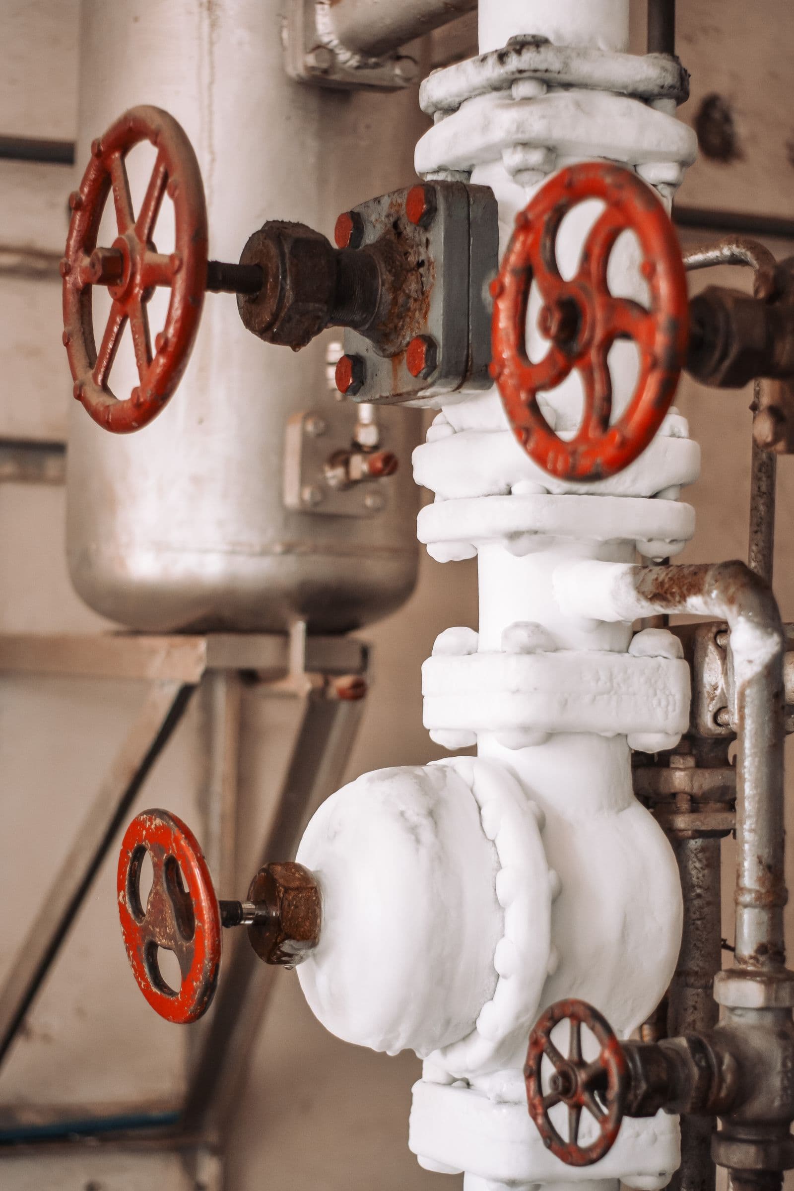 High-energy piping with valves, the systems pipe stress analysis protects.