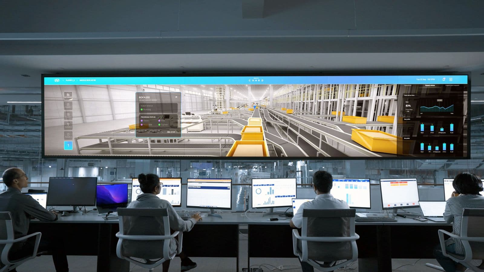 Industrial control equipment and wiring, the systems ICPE's I&C group engineers.
